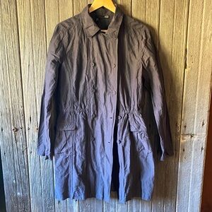 Eileen Fisher Women's Dark Gray Trench Coat